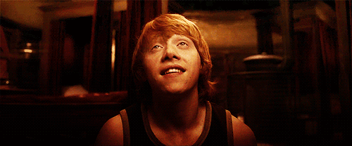 rony weasley day dreaming sigh harry potter
